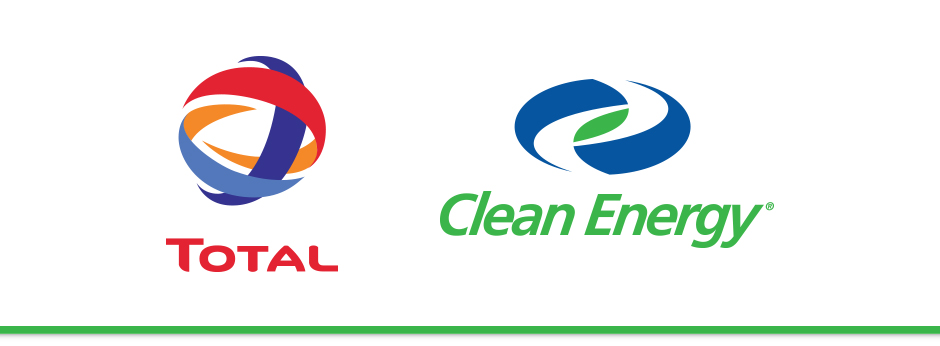 Total SA, Clean Energy, Clean Energy Fuels, Heavy Duty Truck, Truck, Renewable Energy, Cleanest Engine, Zero Emissions, CLNE, TOTF PA, natural gas, natural gas station